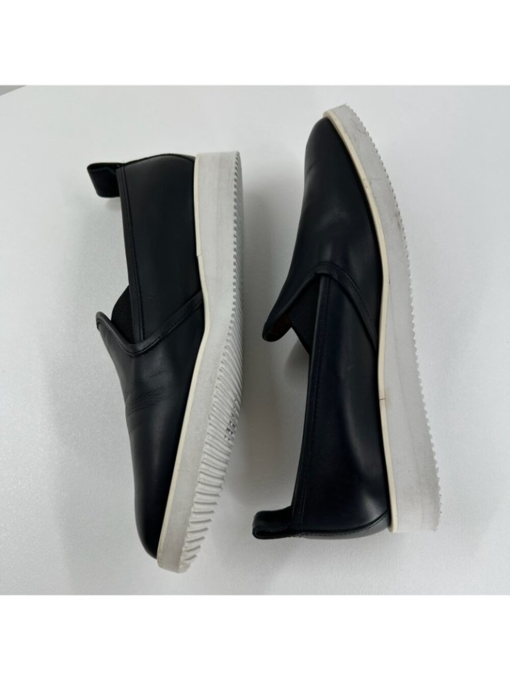 Everlane The Leather Street Shoe Loafer Womens 9 Slip On Sneakers Pointed Black - Picture 7 of 12